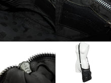 Load image into Gallery viewer, CHROME HEARTS クロムハーツ Fスリンガー マグネットボタ ショルダーバッグ バッグ ブラック シルバー925 良品 中古 56825