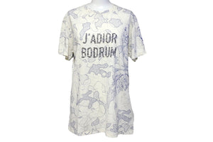 Christian Dior クリスチャンディオール 半袖Ｔシャツ ピエトロ ルッフォ キャンバス アラウンド ザワールド 蜂 M 美品 中古 56835