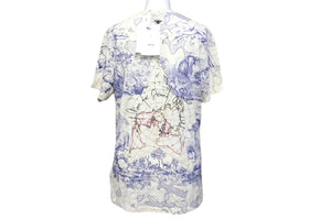 Christian Dior クリスチャンディオール 半袖Ｔシャツ ピエトロ ルッフォ キャンバス アラウンド ザワールド 蜂 M 美品 中古 56835