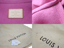 Load image into Gallery viewer, LOUIS VUITTON ルイヴィトン ハンドバッグ M95214 デニム ネオスピーディ パープル ブラウン ゴールド金具 美品 中古 56884