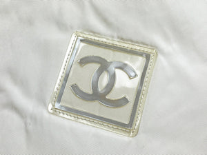 CHANEL シャネル リュック デイパック ナップザック ココマーク スポーツライン ナイロン ホワイト 美品 中古 56886