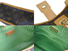 Load image into Gallery viewer, LOUIS VUITTON ルイヴィトン ショルダーバッグ M95173 ベルフォ ミュゼット ブラウン グリーン ゴールド金具 美品 中古 56909