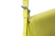 Load image into Gallery viewer, BALENCIAGA バレンシアガ ゴースト フォンホルダー ショルダーバッグ 618868 イエロー シルバー金具 レザー 美品 中古 56931