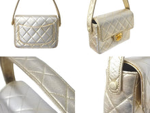 Load image into Gallery viewer, CHANEL シャネル ハンドバッグ ココマーク ミニマトラッセ 3番台 1995年 ラムスキン ゴールド レディース 良品 中古 56947