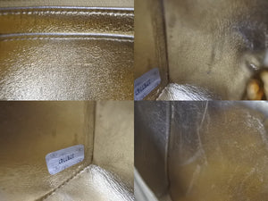 CHANEL シャネル ハンドバッグ ココマーク ミニマトラッセ 3番台 1995年 ラムスキン ゴールド レディース 良品 中古 56947