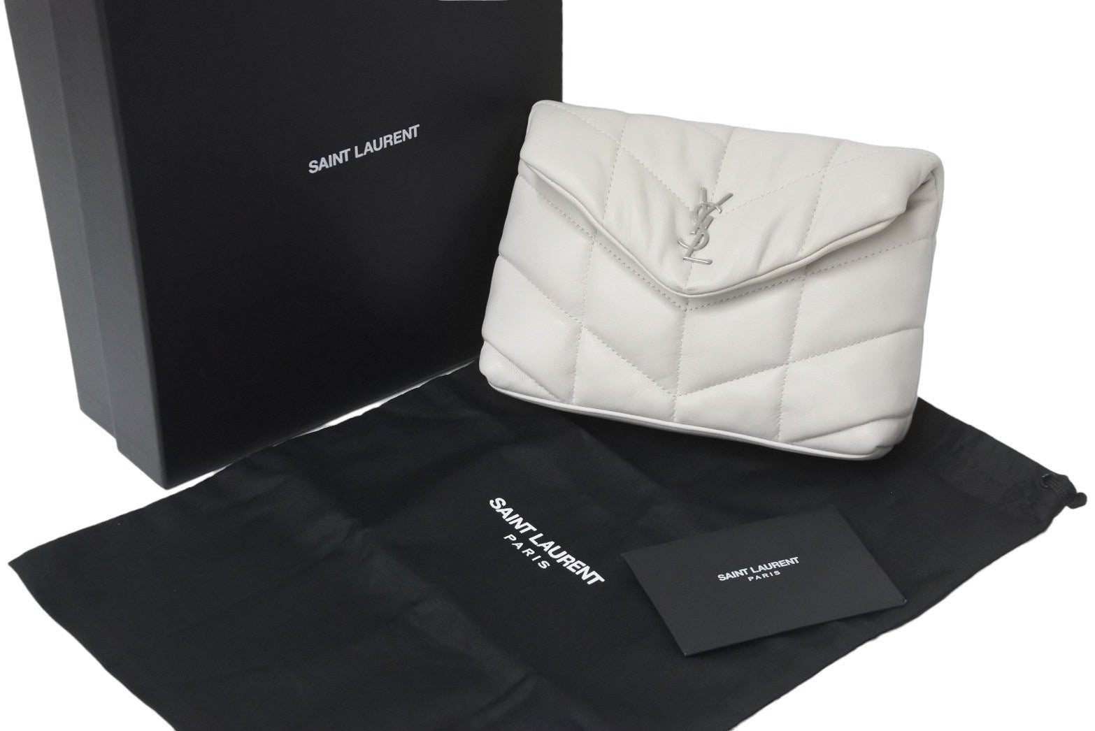 YVES SAINT LAURENT イヴサンローラン Puffy ポーチバッグ
