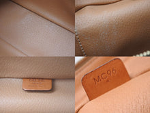Load image into Gallery viewer, CELINE セリ－ヌ オ－ルドセリ－ヌ バニティバッグ ハンドバッグ マカダム柄 ゴールド金具 ブラウン MC96 良品 中古 56953