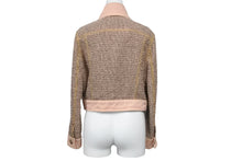 Load image into Gallery viewer, CHANEL シャネル ジャケット ツィード デニム ココボタン ピンク サイズ36 P58316V35584 美品 中古 57031