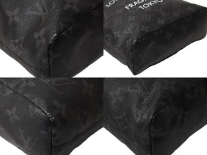 LOUIS VUITTON ルイヴィトン ショルダーバッグ フラグメントナノバッグ モノグラムエクリプス M43418 シルバー金具 美品 中古 57082