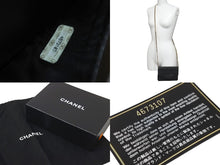 Load image into Gallery viewer, CHANEL シャネル ココマーク チェーンウォレット 4番台 長財布 キャビアスキン ブラック ゴールド金具 美品 中古 57114