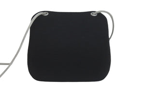 CHANEL シャネル ショルダーバッグ ヒップバッグ ココマーク 5番台 ブラック コットンジャージー 美品 中古 57126