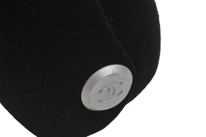 CHANEL シャネル ショルダーバッグ ヒップバッグ ココマーク 5番台 ブラック コットンジャージー 美品 中古 57126