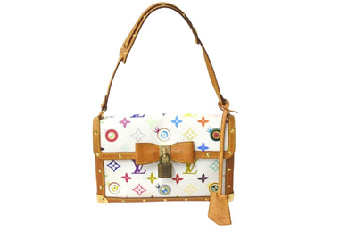 LOUIS VUITTON ルイヴィトン ハンドバッグ アイラブモノグラム ポシェットアイミスユー 村上隆 M92055 美品 中古 57134