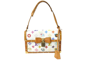 LOUIS VUITTON ルイヴィトン ハンドバッグ アイラブモノグラム ポシェットアイミスユー 村上隆 M92055 美品 中古 57134