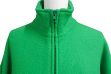 Load image into Gallery viewer, BALENCIAGA バレンシアガ フリースジャケット ブルゾン グリーン 642337 サイズ 44 ポリエステル 美品 中古 57140
