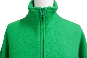BALENCIAGA バレンシアガ フリースジャケット ブルゾン グリーン 642337 サイズ 44 ポリエステル 美品 中古 57140