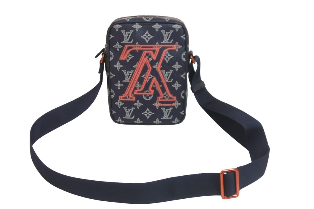 LOUIS VUITTON ルイヴィトン ショルダーバッグ M43678 モノグラムインク ダヌーヴPM 2018FW アップサイドダウン 美品 中古 57149