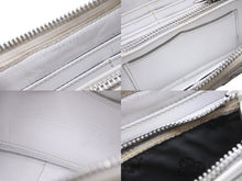 Load image into Gallery viewer, CHROME HEARTS クロムハーツ 長財布 REC-F セメタリークロスパッチ レザー シルバー925 ホワイト シルバー金具 良品 中古 57153