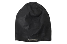 Load image into Gallery viewer, CHROME HEARTS クロムハーツ バイカーキャップ 帽子 レザー SV925 M 黒 ブラック シルバー925 美品 中古 57154