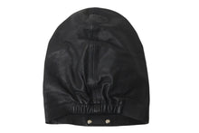 Load image into Gallery viewer, CHROME HEARTS クロムハーツ バイカーキャップ 帽子 レザー SV925 M 黒 ブラック シルバー925 美品 中古 57154