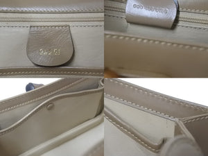 GUCCI グッチ ショルダーバッグ 2WAY ブラウン系 カーフスキン バンブーミニ レザー 000 406 0188 ゴールド金具 美品 中古 57172