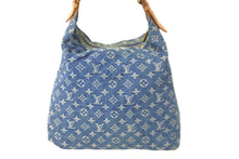 Load image into Gallery viewer, LOUIS VUITTON ルイヴィトン ハンドバッグ バギーGM モノグラムデニム M95048 ブルー ゴールド金具 美品 中古 57175