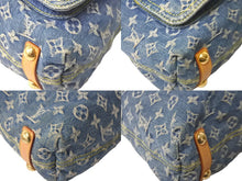 Load image into Gallery viewer, LOUIS VUITTON ルイヴィトン ハンドバッグ バギーGM モノグラムデニム M95048 ブルー ゴールド金具 美品 中古 57175
