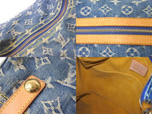 Load image into Gallery viewer, LOUIS VUITTON ルイヴィトン ハンドバッグ バギーGM モノグラムデニム M95048 ブルー ゴールド金具 美品 中古 57175