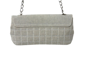 CHANEL シャネル チェーンワンショルダーバッグ No,5 CC カメリア 10番台 2006年 キャンバス シルバー金具 美品 中古 57176