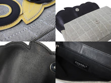 Load image into Gallery viewer, CHANEL シャネル チェーンワンショルダーバッグ No,5 CC カメリア 10番台 2006年 キャンバス シルバー金具 美品 中古 57176