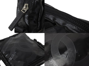 CHANEL シャネル ショルダーバッグ ココマーク スポーツライン 11番台 ブラック ライトグレー 美品 中古 57177