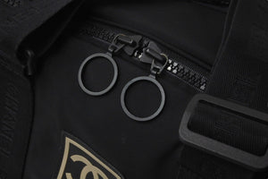 CHANEL シャネル ボストンバッグ スポーツライン 7番台 ココマーク ブラック ナイロン ブラック金具 美品 中古 57185