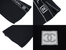 Load image into Gallery viewer, CHANEL シャネル ブルゾン ロゴテープニットジャケット 04P スポーツライン コットン サイズ38 P22870V01521 美品 中古 57213