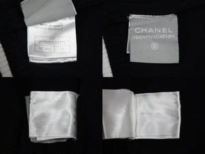CHANEL シャネル ブルゾン ロゴテープニットジャケット 04P スポーツライン コットン サイズ38 P22870V01521 美品 中古 57213