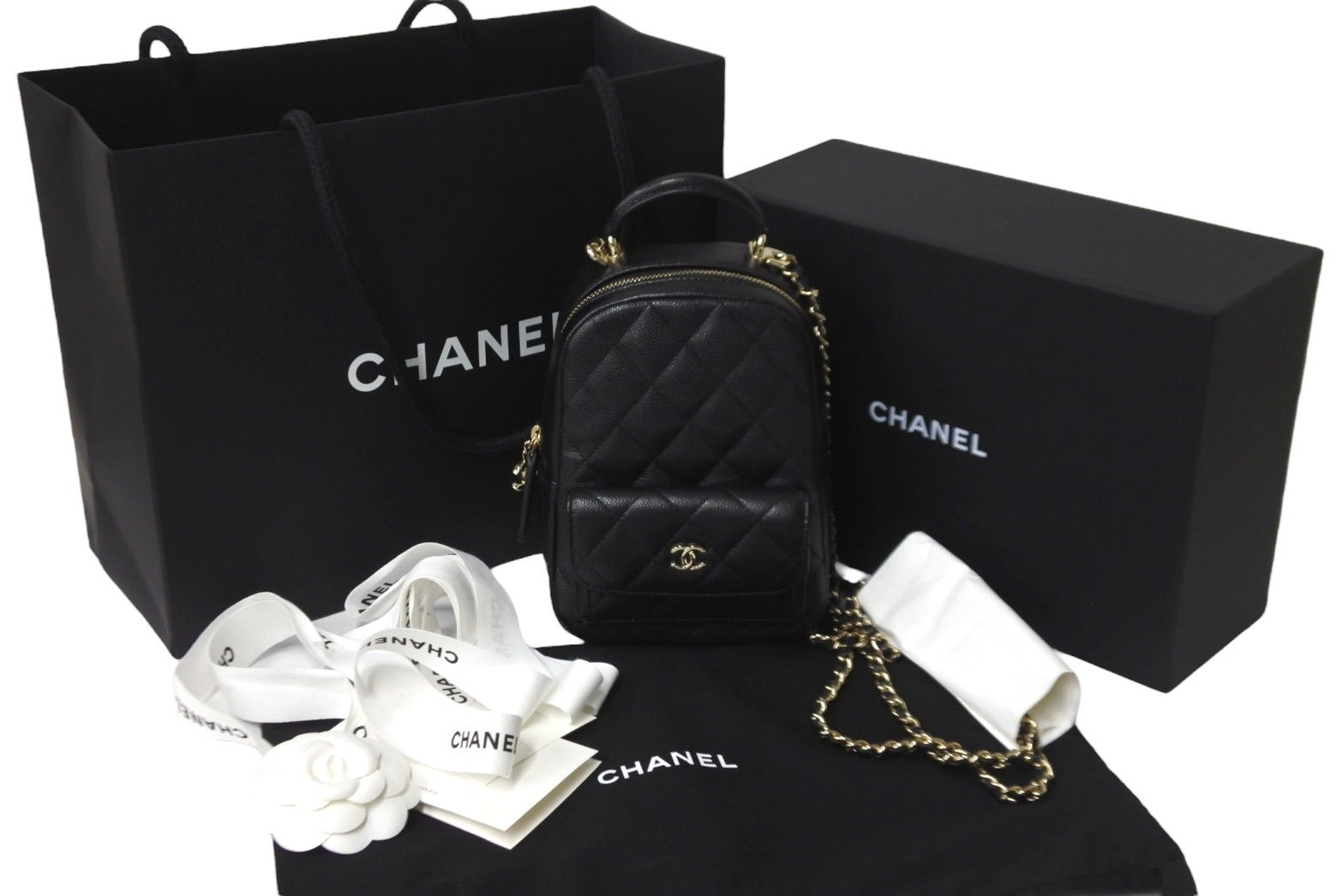 新品未使用 CHANEL シャネル リュック ミニリュック チェーン