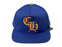 Load image into Gallery viewer, 新品未使用 CHROME HEARTS クロムハーツ ベースボールキャップ 5パネル CHキャップ ネイビー イエロー シルバー925 フリー 5721