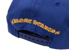 Load image into Gallery viewer, 新品未使用 CHROME HEARTS クロムハーツ ベースボールキャップ 5パネル CHキャップ ネイビー イエロー シルバー925 フリー 5721