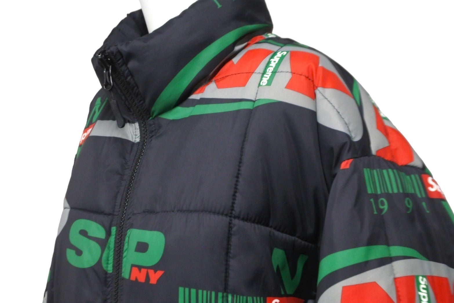 Supreme - シュプリーム SUPREME NY Reversible Puffy Jacket 中綿ジャケット 2018AW ポリエステル ブラック 良品 中古 57236 シュプリーム SUPREME NY Reversible Puffy Jacket 中綿