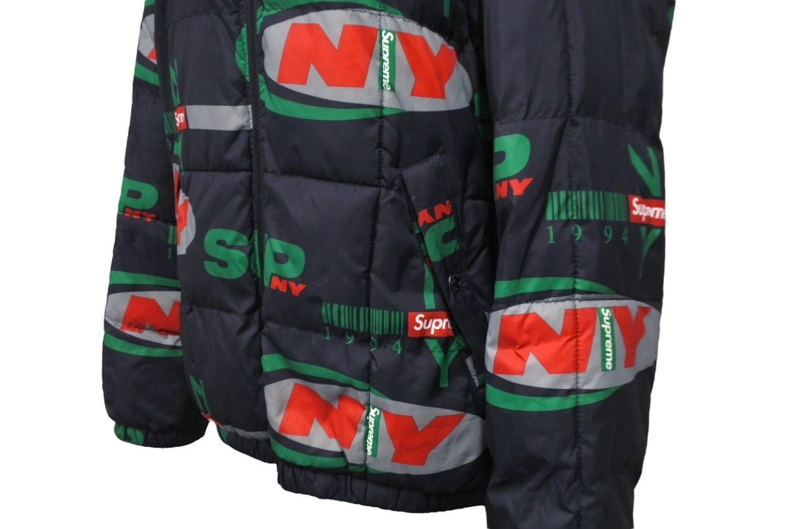 シュプリーム SUPREME NY Reversible Puffy Jacket 中綿