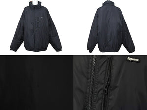 シュプリーム SUPREME NY Reversible Puffy Jacket スリムジャケット 2018AW ポリエステル ブラック 良品 中古 57236 