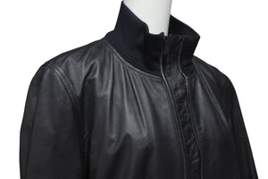 YVES SAINT LAURENT イヴサンローラン 2WAY ジップレザージャケット ブラック 羊革 46 212276 Y5SCA 美品 中古 57247 