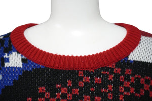 Supreme シュプリーム 21SS デジタルフラッグセーター マルチカラー アメリカニットトップス ロゴ サイズL 美品 中古 57252 