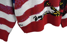 画像をギャラリービューアに読み込む, Supreme シュプリーム 21SS デジタルフラッグセーター マルチカラー アメリカニットトップス ロゴ サイズL 美品 中古 57252 