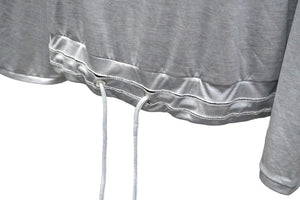 CHANEL シャネル 長袖Ｔシャツ ビッグCCロゴTシャツ サイズ38 シルバー AW002 P43485K04412 美品 中古 57254