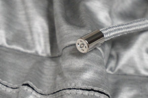 CHANEL シャネル 長袖Ｔシャツ ビッグCCロゴTシャツ サイズ38 シルバー AW002 P43485K04412 美品 中古 57254