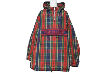 Christian Dior クリスチャンディオール アノラックパーカー タータンチェック 伊勢丹限定 19AW S 957C03A2858 美品 中古 57261