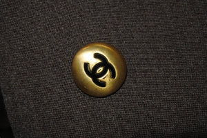 CHANEL シャネル スカート タイトスカ―ト ヴィンテージ ココマーク ブラウン ココボタン 美品 中古 57264