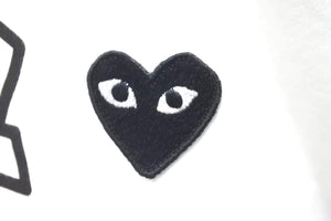 未使用 プレイコムデギャルソン PLAY COMME des GARCONS Tシャツ AZ-T279 ホワイト Ｓ タグ付き 中古 57274