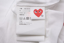 Load image into Gallery viewer, 未使用 プレイコムデギャルソン PLAY COMME des GARCONS Tシャツ AZ-T279 ホワイト Ｓ タグ付き 中古 57274