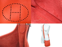 Load image into Gallery viewer, HERMES エルメス ショルダーバッグ エブリンTPM ルージュカザック トリヨンクレマンス X刻 美品 中古 57286
